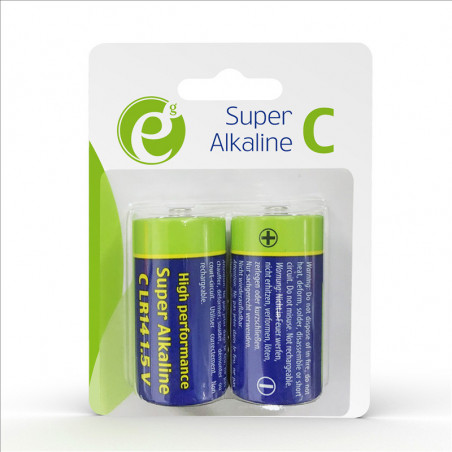 2 Piles Alcalines LR14 – 1.5 V – 7500 mA – Blister | Cellpulse.fr