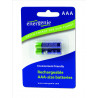 2 Piles Rechargeables AAA LR3 - Haute Performance & Longévité